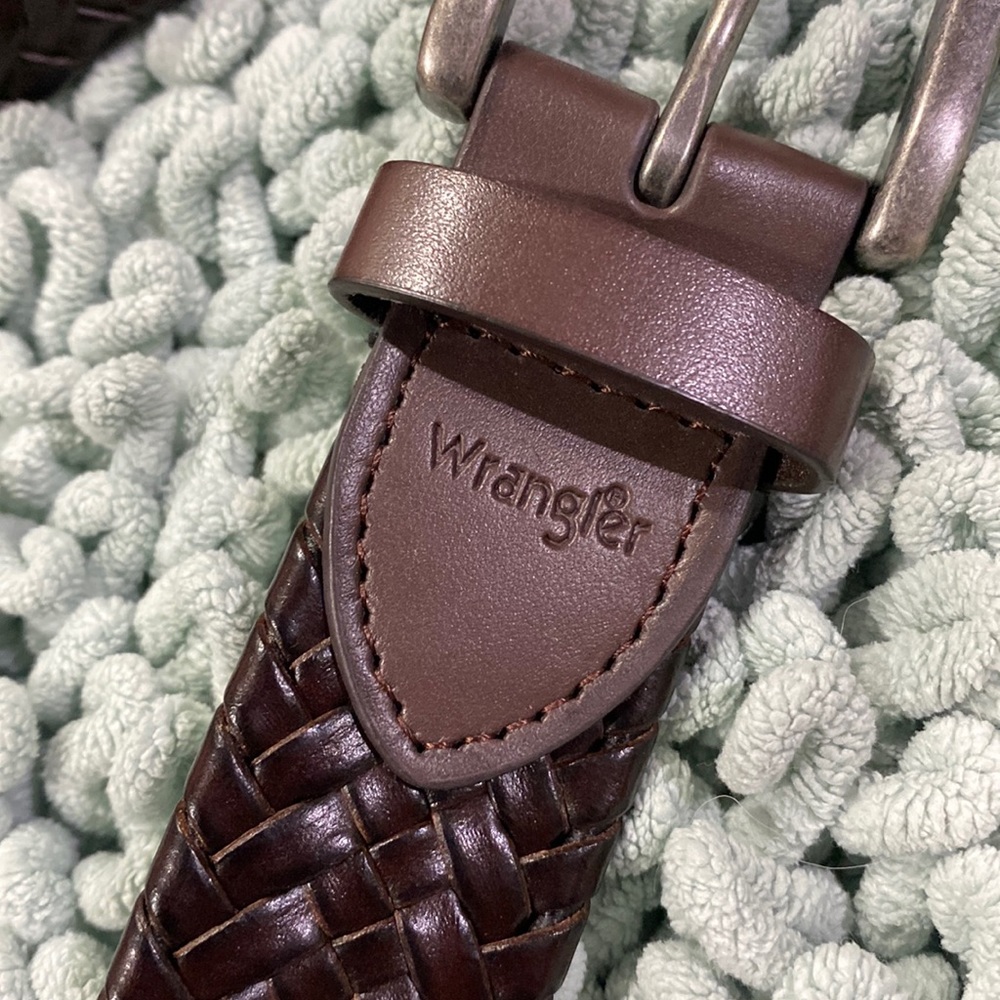 Man’s leather belt bonded leather